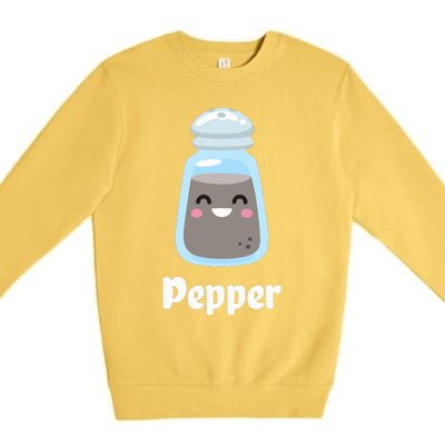 Salt & Pepper Matching Couple Best Friends Cute Premium Crewneck Sweatshirt