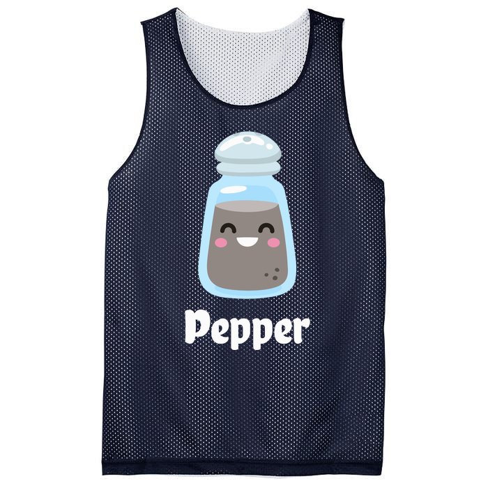 Salt & Pepper Matching Couple Best Friends Cute Mesh Reversible Basketball Jersey Tank