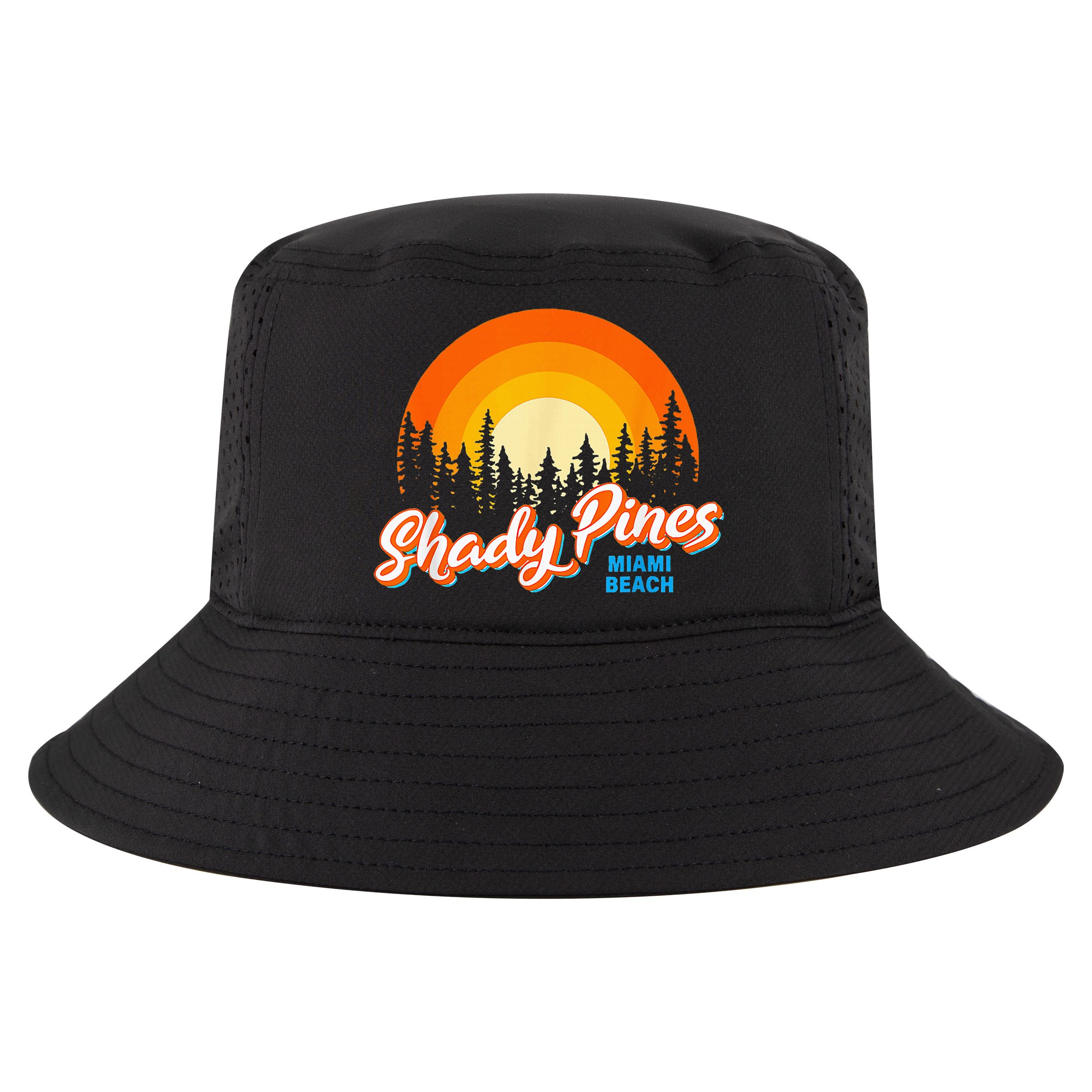 Shady Pines Miami Beach Florida Beach Summer Vacation Cool Comfort Performance Bucket Hat