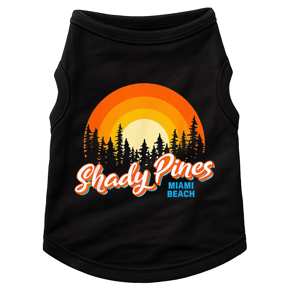 Shady Pines Miami Beach Florida Beach Summer Vacation Doggie Tank