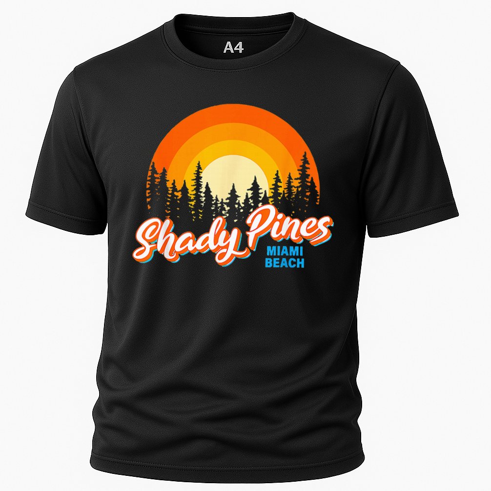 Shady Pines Miami Beach Florida Beach Summer Vacation Performance Shirt
