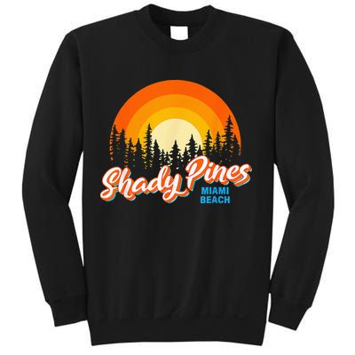 Shady Pines Miami Beach Florida Beach Summer Vacation Sweatshirt