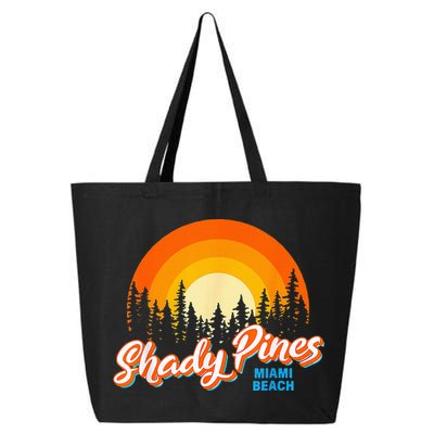 Shady Pines Miami Beach Florida Beach Summer Vacation 25L Jumbo Tote