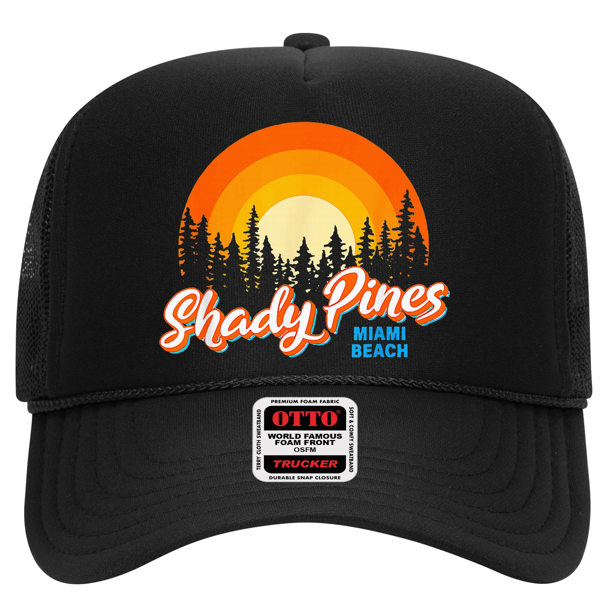 Shady Pines Miami Beach Florida Beach Summer Vacation Hat