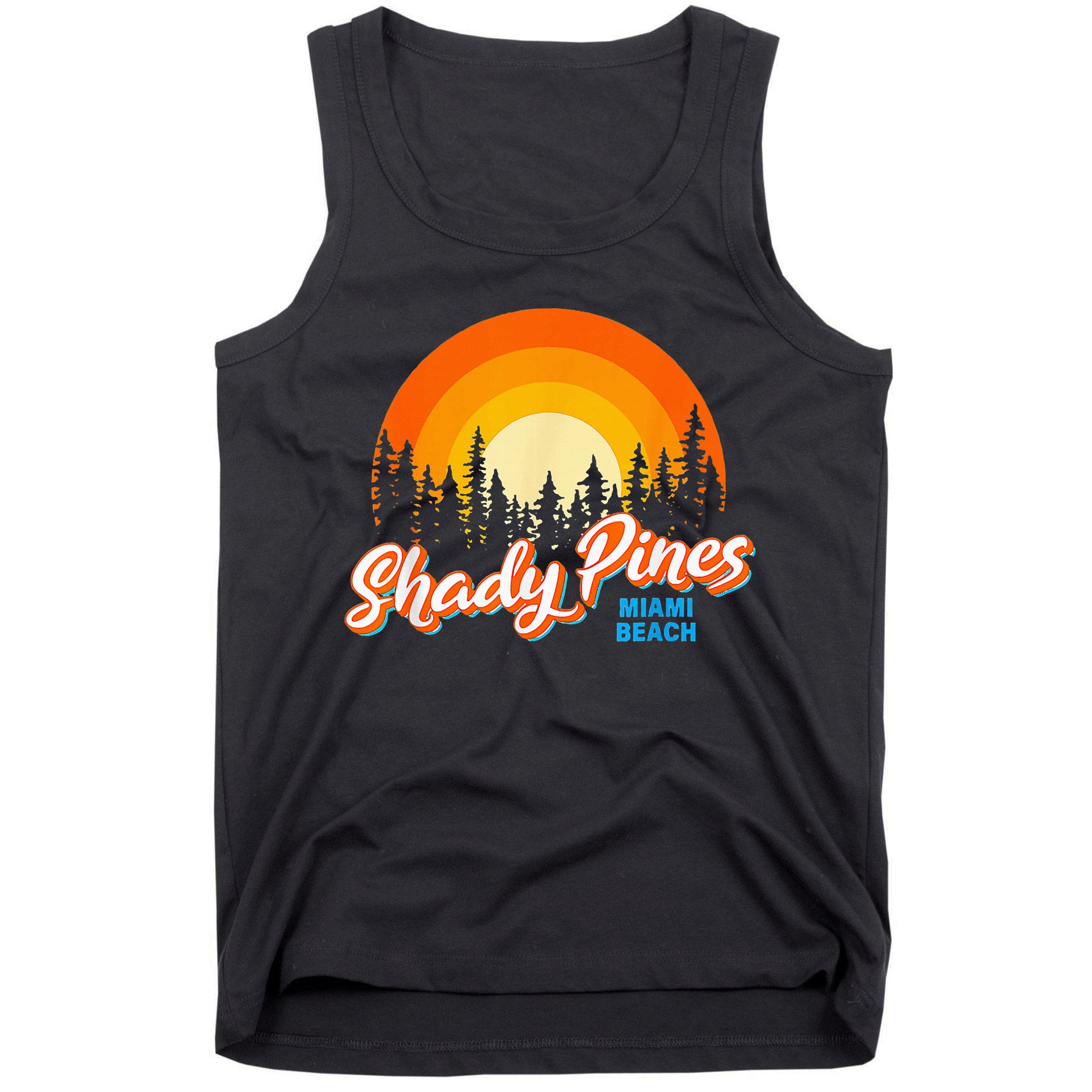 Shady Pines Miami Beach Florida Beach Summer Vacation Tank Top