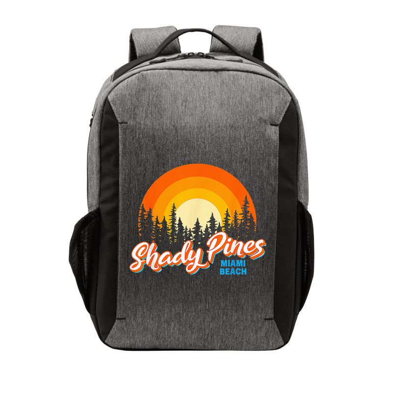 Shady Pines Miami Beach Florida Beach Summer Vacation Vector Backpack