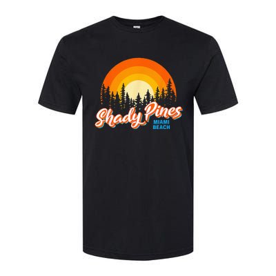 Shady Pines Miami Beach Florida Beach Summer Vacation Softstyle® CVC T-Shirt