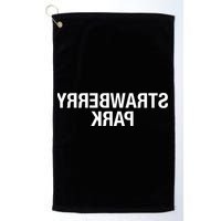 Strawberry Park Mirror Golf Towel