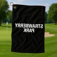 Strawberry Park Mirror Golf Towel