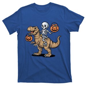 Skeleton Pumpkin Mummy Dinosaur Gift T-Shirt