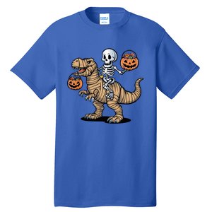 Skeleton Pumpkin Mummy Dinosaur Gift Tall T-Shirt