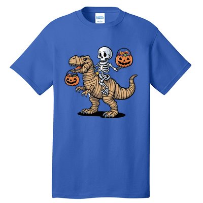 Skeleton Pumpkin Mummy Dinosaur Gift Tall T-Shirt