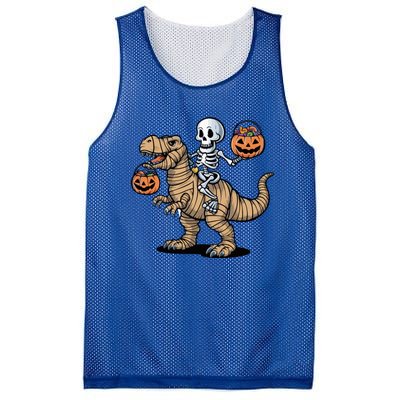 Skeleton Pumpkin Mummy Dinosaur Gift Mesh Reversible Basketball Jersey Tank