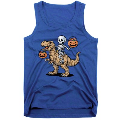 Skeleton Pumpkin Mummy Dinosaur Gift Tank Top