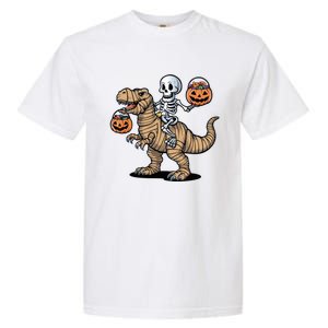 Skeleton Pumpkin Mummy Dinosaur Gift Garment-Dyed Heavyweight T-Shirt