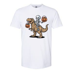 Skeleton Pumpkin Mummy Dinosaur Gift Softstyle CVC T-Shirt