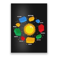 Space Planet Master Builder Science Building Blocks Poster