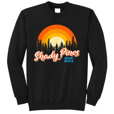 Shady Pines Miami Beach Florida Beach Summer Vacation Sweatshirt