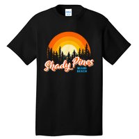 Shady Pines Miami Beach Florida Beach Summer Vacation Tall T-Shirt