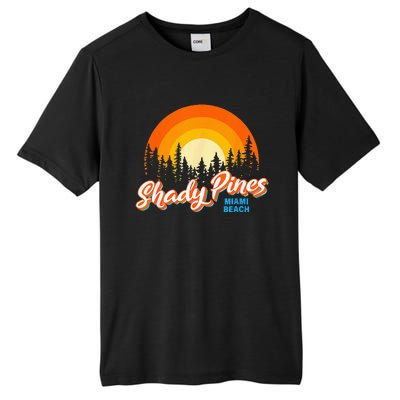 Shady Pines Miami Beach Florida Beach Summer Vacation Tall Fusion ChromaSoft Performance T-Shirt