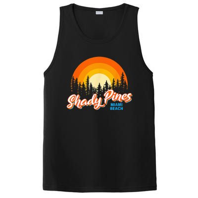 Shady Pines Miami Beach Florida Beach Summer Vacation PosiCharge Competitor Tank