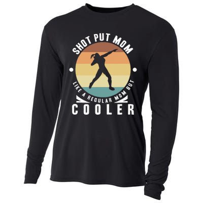 Shot Put Mom Thrower Shot Putter  Track And Field Cooling Performance Long Sleeve Crew