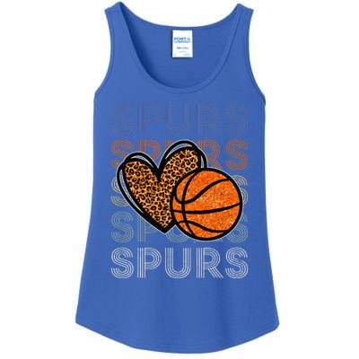 Spurs Proud Name Personalized Ladies Essential Tank