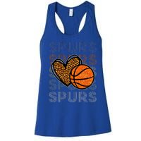 Spurs Proud Name Personalized Women's Racerback Tank