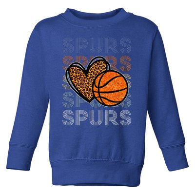 Spurs Proud Name Personalized Toddler Sweatshirt