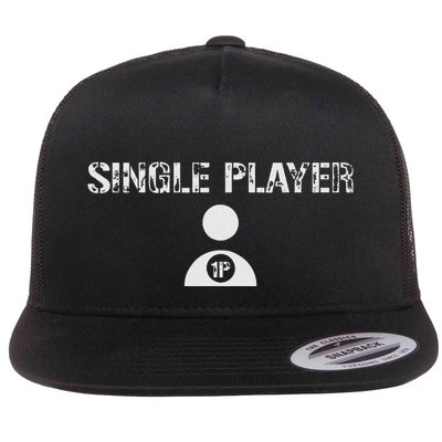 Single Player Nerdy Flat Bill Trucker Hat