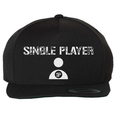 Single Player Nerdy Wool Snapback Cap