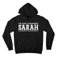 Sarah Personal Name Women Girl Funny Sarah Hoodie