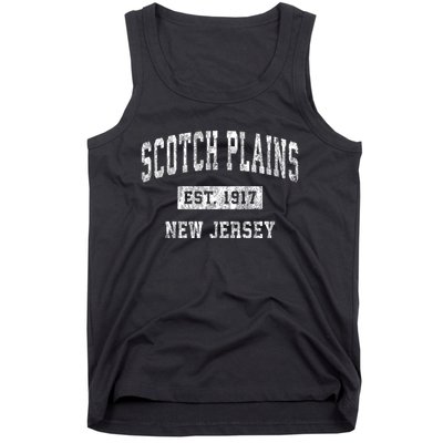 Scotch Plains New Jersey Nj Vintage Sports Tank Top