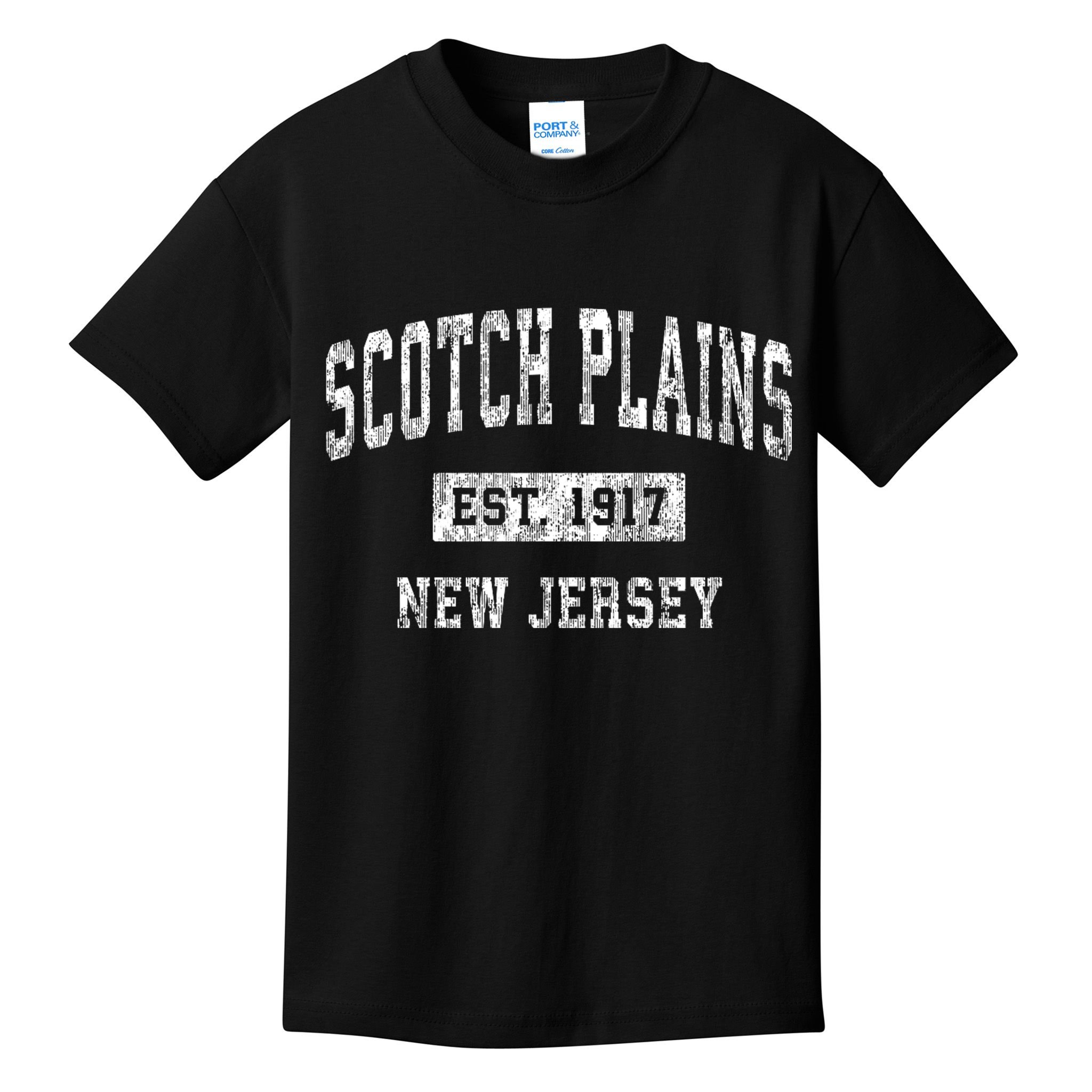 Scotch Plains New Jersey Nj Vintage Sports Kids T-Shirt