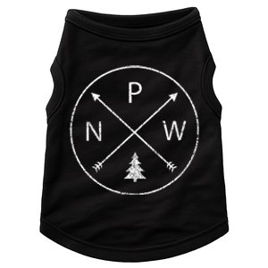 Simple Pacific Northwest Accessory Arrows Pine Tree PNW Doggie Tank