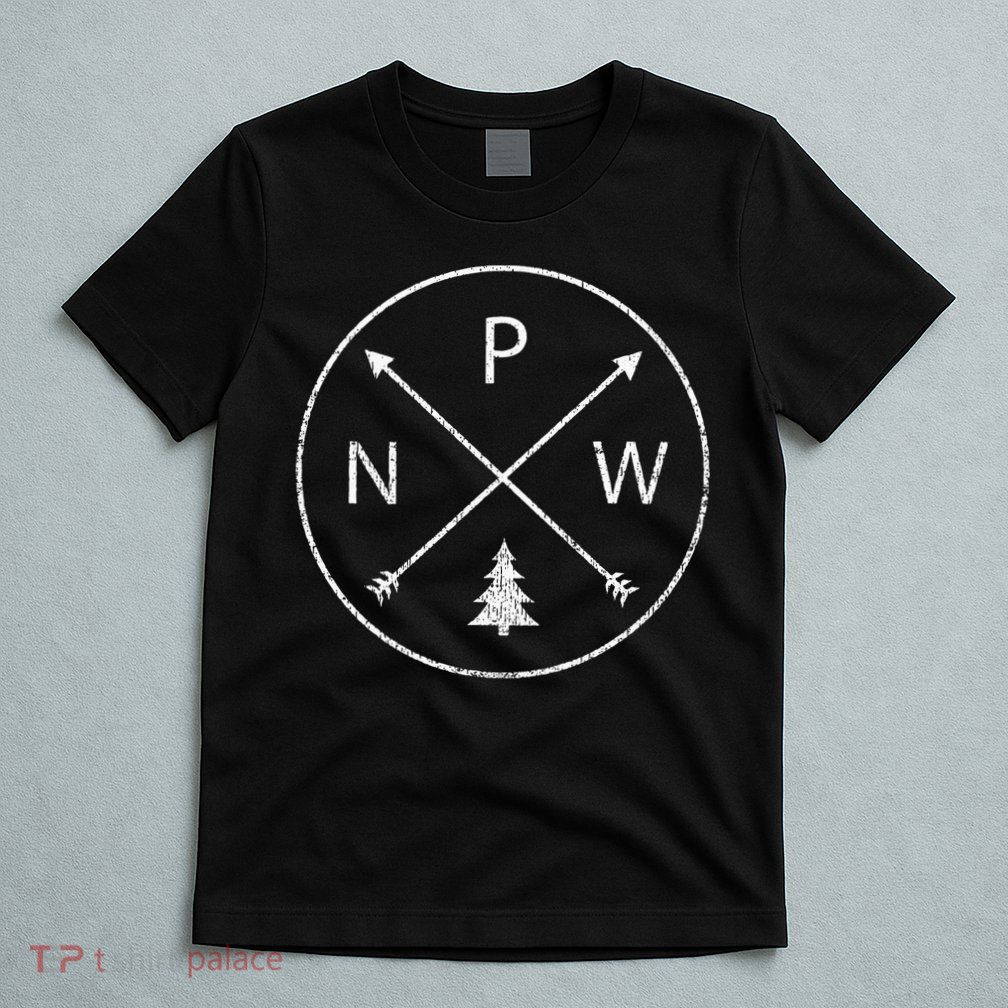 Simple Pacific Northwest Accessory Arrows Pine Tree PNW T-Shirt