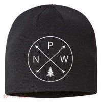 Simple Pacific Northwest Accessory Arrows Pine Tree PNW Sustainable Beanie