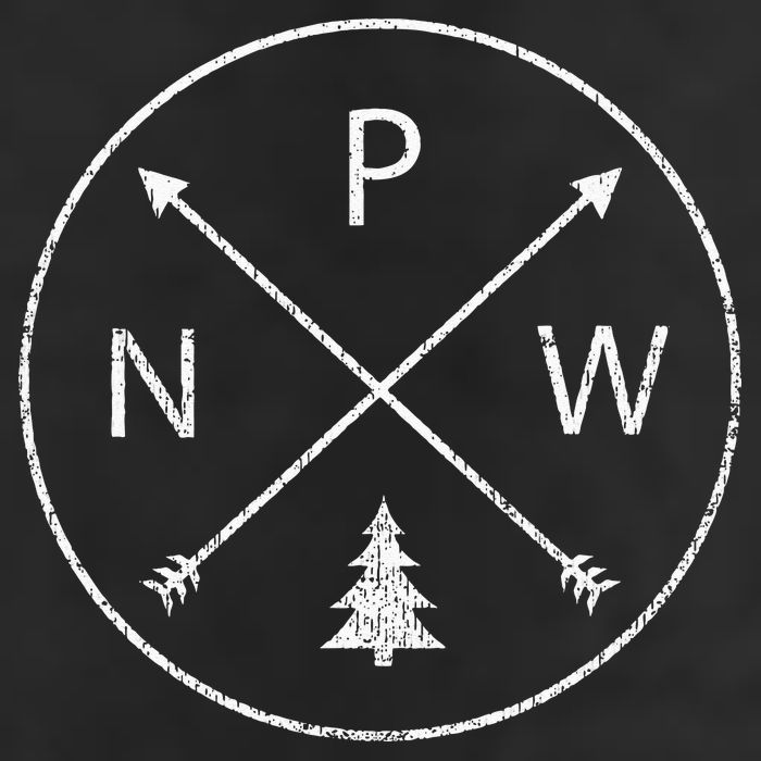 Simple Pacific Northwest Accessory Arrows Pine Tree PNW Tumbler