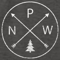 Simple Pacific Northwest Accessory Arrows Pine Tree PNW Vector Backpack