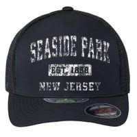 Seaside Park New Jersey Nj Vintage Established Sports Flexfit Unipanel Trucker Cap