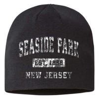 Seaside Park New Jersey Nj Vintage Established Sports Sustainable Beanie