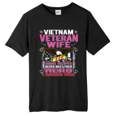 Some People Never Meet Their Hero Vietnam Veteran Wife Tall Fusion ChromaSoft Performance T-Shirt