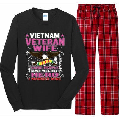 Some People Never Meet Their Hero Vietnam Veteran Wife Long Sleeve Pajama Set