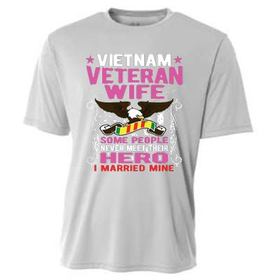 Some People Never Meet Their Hero Vietnam Veteran Wife Cooling Performance Crew T-Shirt