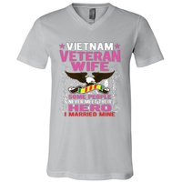 Some People Never Meet Their Hero Vietnam Veteran Wife V-Neck T-Shirt