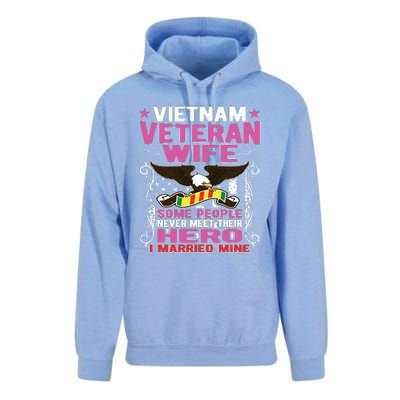 Some People Never Meet Their Hero Vietnam Veteran Wife Unisex Surf Hoodie