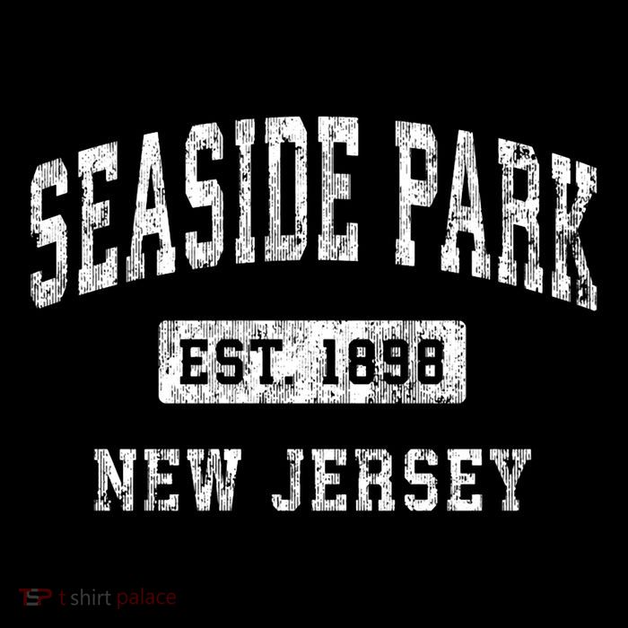 Seaside Park New Jersey Nj Vintage Established Sports T-Shirt