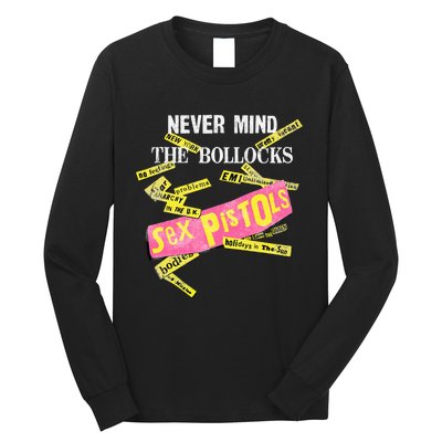 Sex Pistols Never Mind The Bollocks Tabs Long Sleeve Shirt