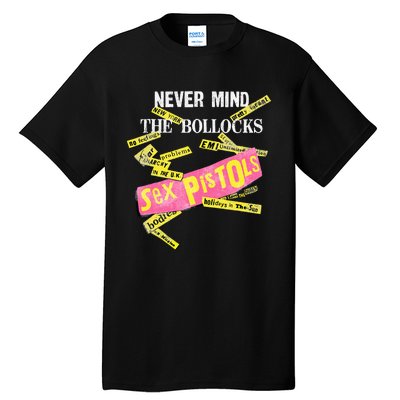 Sex Pistols Never Mind The Bollocks Tabs Tall T-Shirt