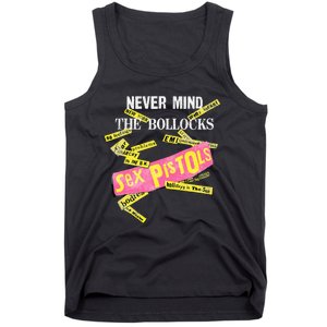 Sex Pistols Never Mind The Bollocks Tabs Tank Top